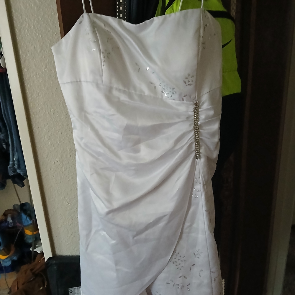Elegant White Evening Dress